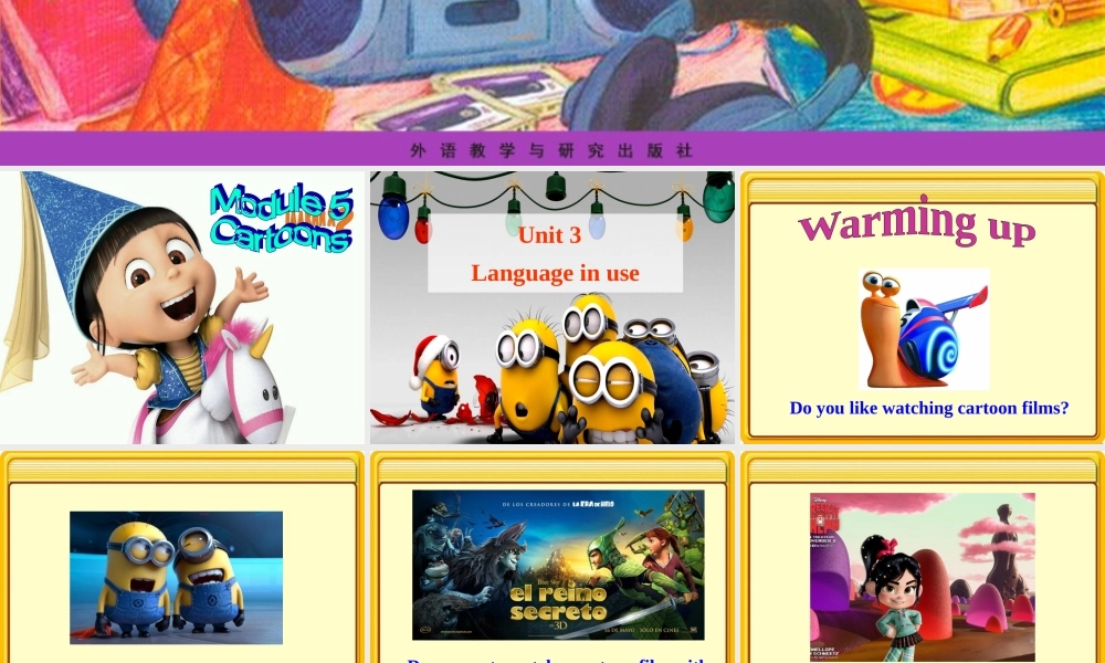 外研小学起点八年级下册课件Module5Unit3