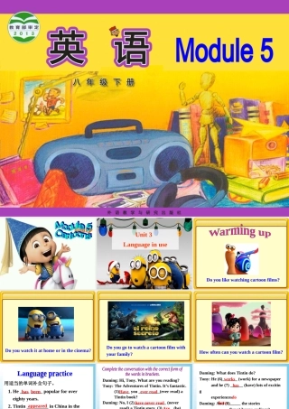 外研小学起点八年级下册课件Module5Unit3