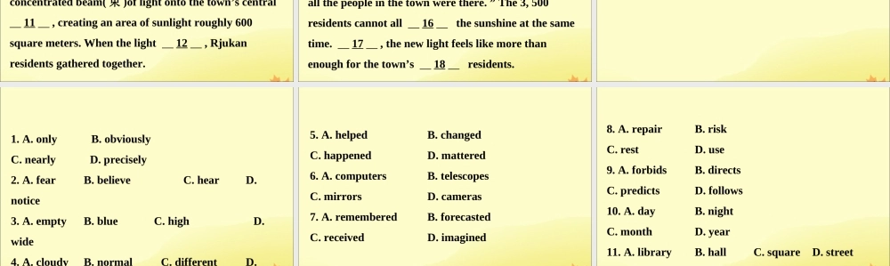 (通用版)高考英语二轮复习 专题3 完形填空 31 解题技法总论课件 新人教版 课件