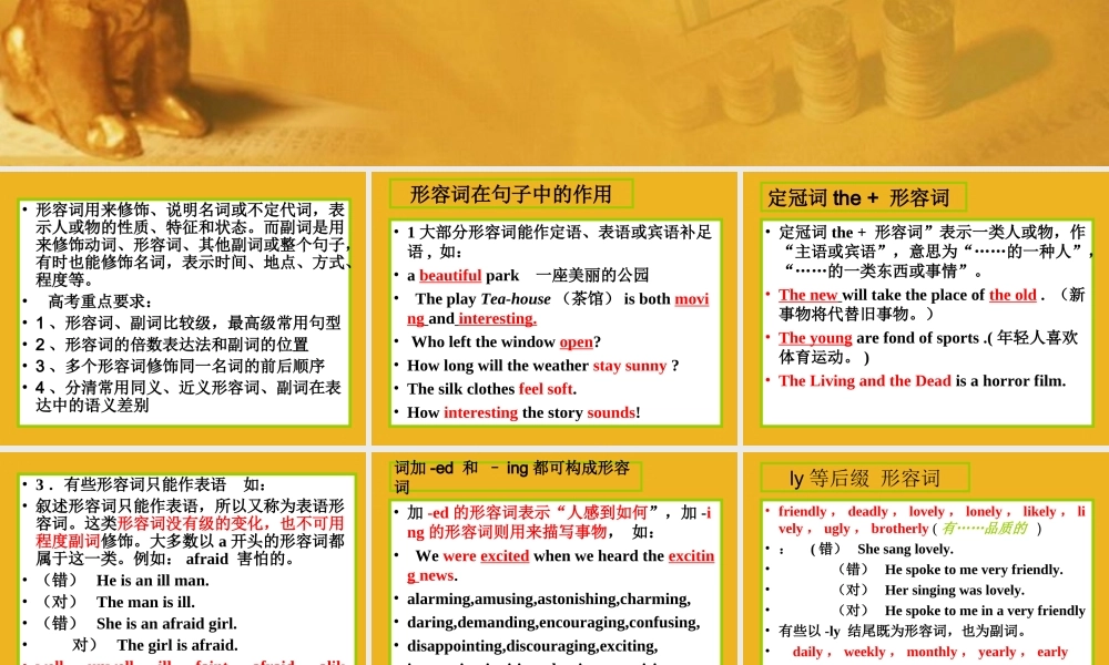 中考英语语法考点石专题复习24 课件