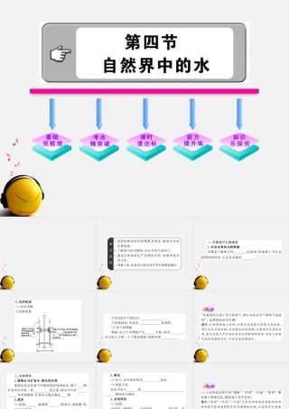 九年级化学上册 24自然界中的水配套课件 沪教版 课件