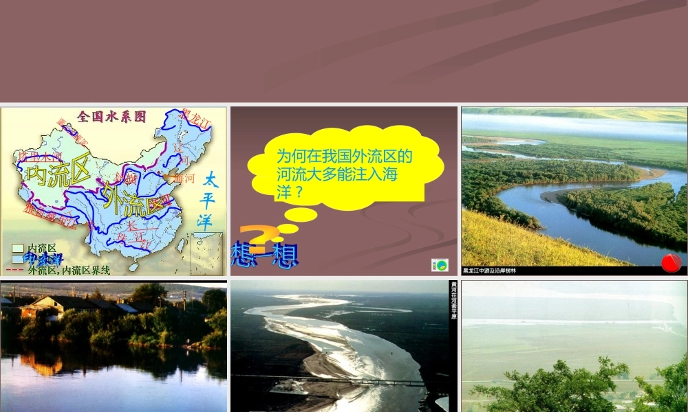 七年级地理上：第三章第四节 中国的河流和湖泊课件中图版 课件