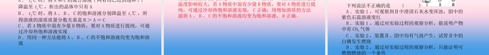(潍坊专版)中考化学总复习 第三部分 模拟检测 冲刺中考 综合检测卷(二)课件 新人教版 课件