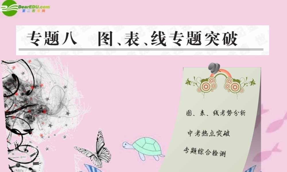 中考生物学业水平考试专题复习 专题八图表线专题突破课件