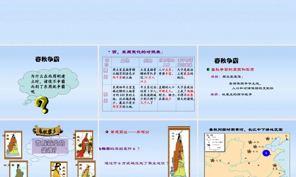 七年级历史上册 第六课春秋战国的纷争课件 人教新课标版 课件