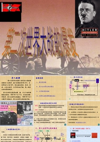 九年级历史下册 36(第二次世界大战的爆发)课件 人教新课标版 课件