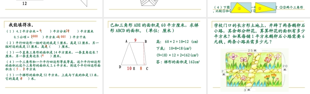 复习多边形的面积