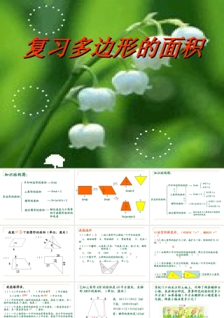 复习多边形的面积