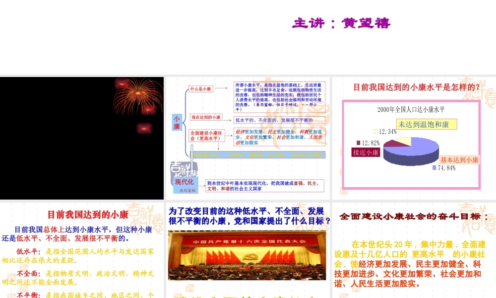 全面建设小康社会逐步实现共同富裕 (2)