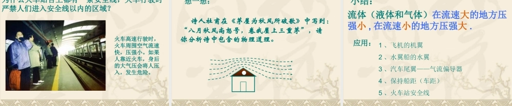《流体压强与流速的关系》公开课课件 (2)