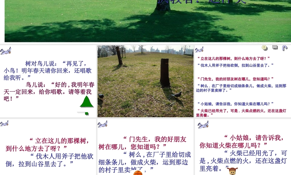 自制去年的树MicrosoftPowerPoint演示文稿