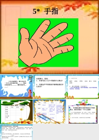 手指课件一(PPT)