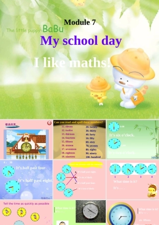七年级Module7-unit1Ilikemaths!