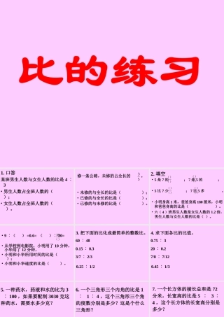 比的意义20091027