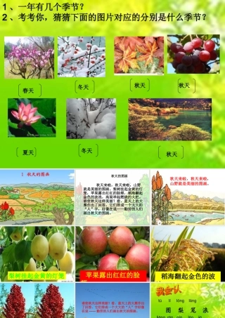 秋天的图画PPT
