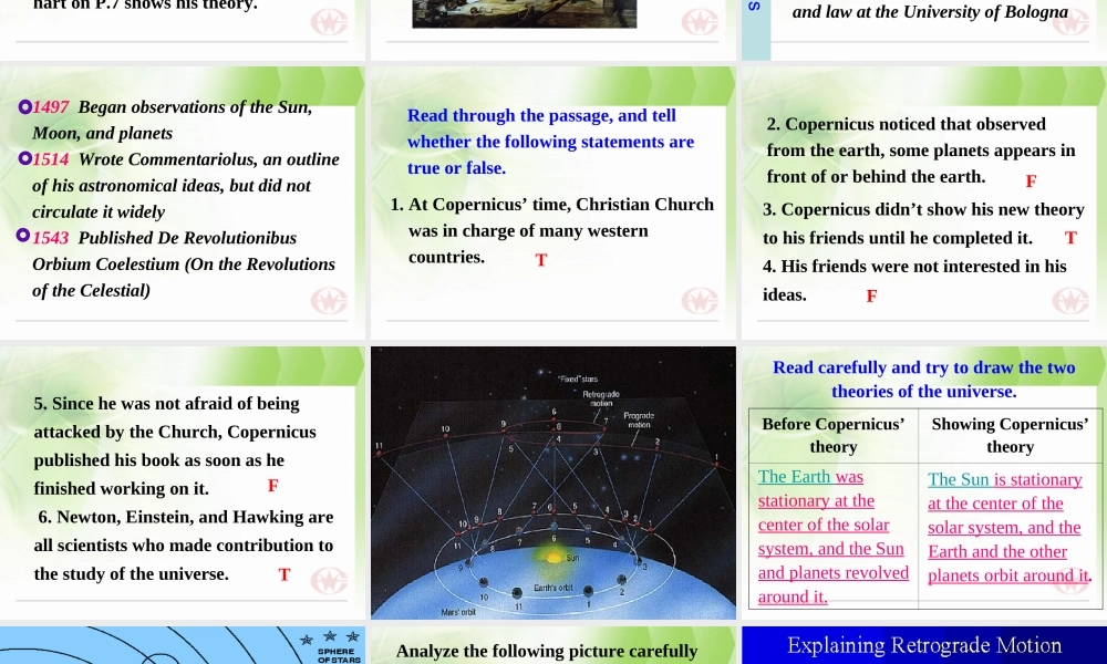 Extensive reading M5unit1课件