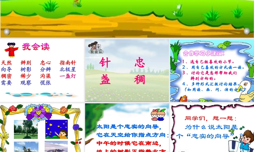 人教版小学二年级语文要是你在野外迷了路10