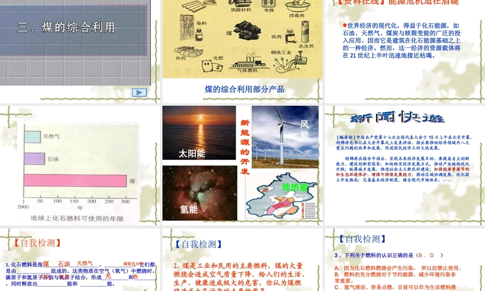 化石燃料及其利用修改