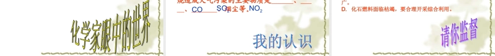化石燃料及其利用修改