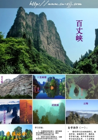 索溪峪的野PPT课件之四