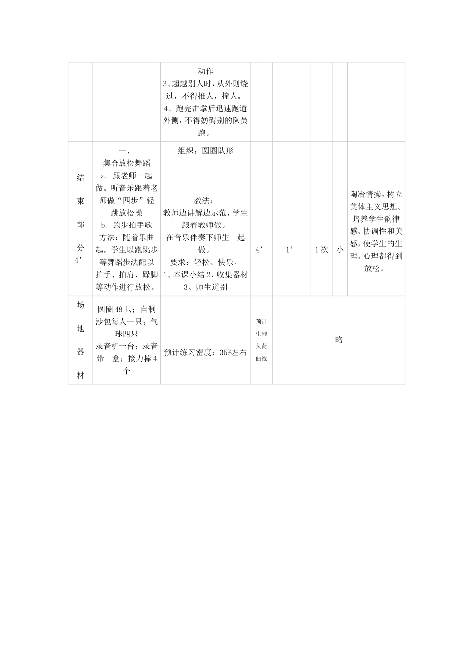高中体育课田径课教案1_第3页