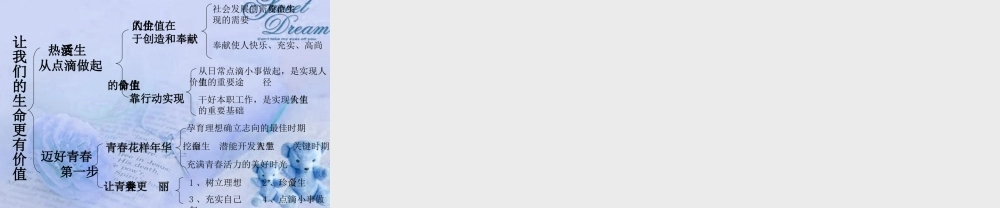 七年级政治上册 第二课让我们的生命更有价值课件 鲁教版 课件