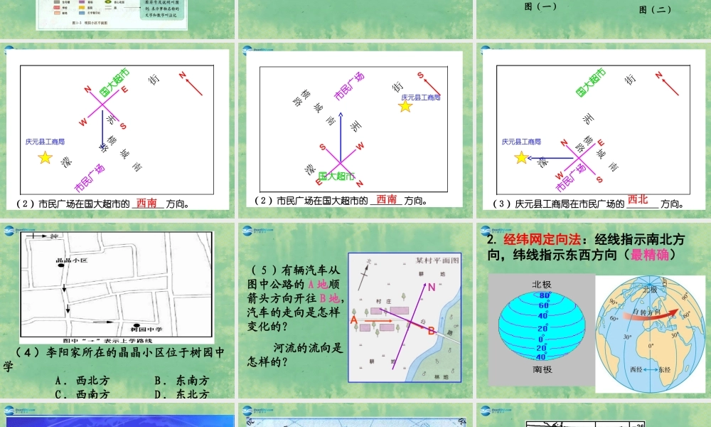 七年级历史与社会上册 第一单元 第一课 我的家在哪里课件 人教版 课件