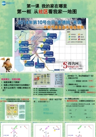 七年级历史与社会上册 第一单元 第一课 我的家在哪里课件 人教版 课件