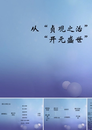 (秋季版)七年级历史下册 第五单元 第2课 从 贞观之治 到 开元盛世 (思维导图)素材 川教版 素材