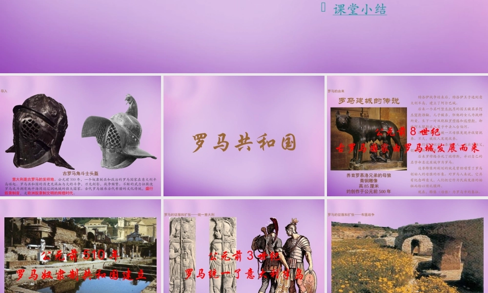 九年级历史上册 第5课 古代罗马课件 川教版 课件