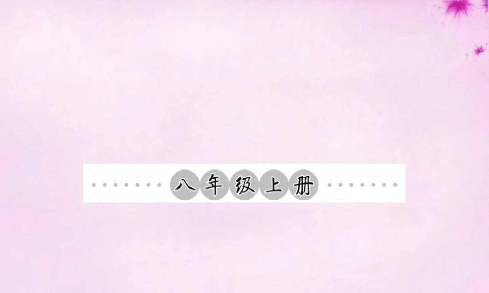 中考语文 第一轮 复习教材 夯基固本 八上 语音、汉字、词语梳理课件 新人教版 课件