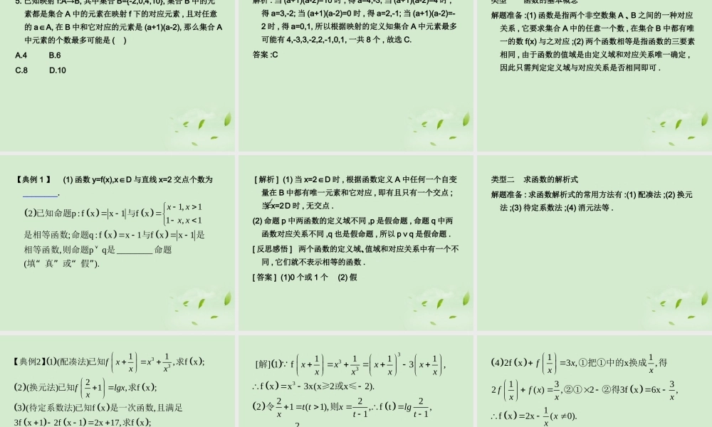 (走向清华北大)高考总复习 函数课件