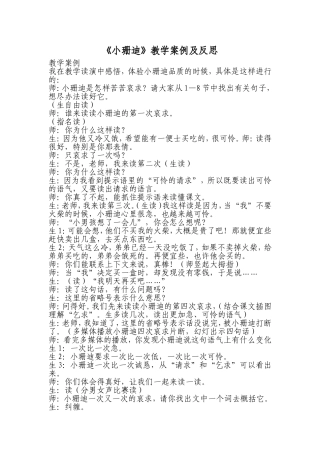 小珊迪案例与反思