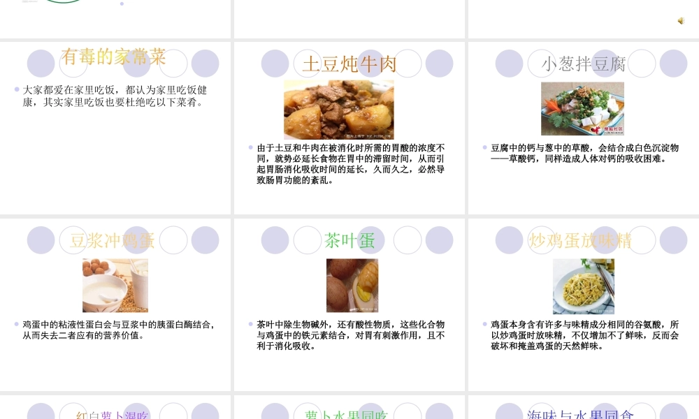 食品安全与健康