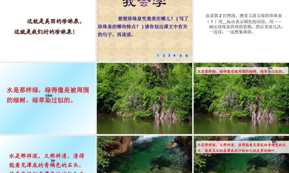 珍珠泉PPT上课用