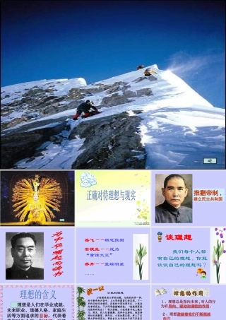 九年级政治正确对待理想与现实 (2)