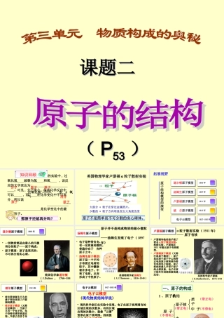 原子结构第一课时