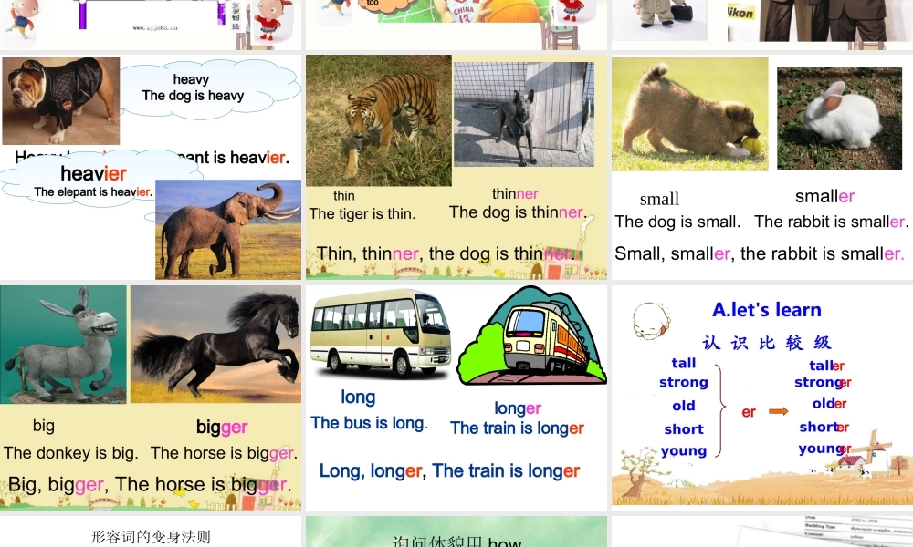 (人教PEP)六年级英语下册课件_unit1_part_a