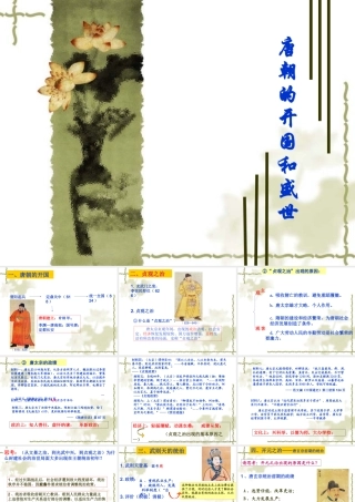 唐朝的开国和盛世