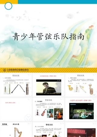 青少年管弦乐队指南(课件）