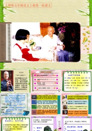 小苗与大树的对话PPT课件 (2)