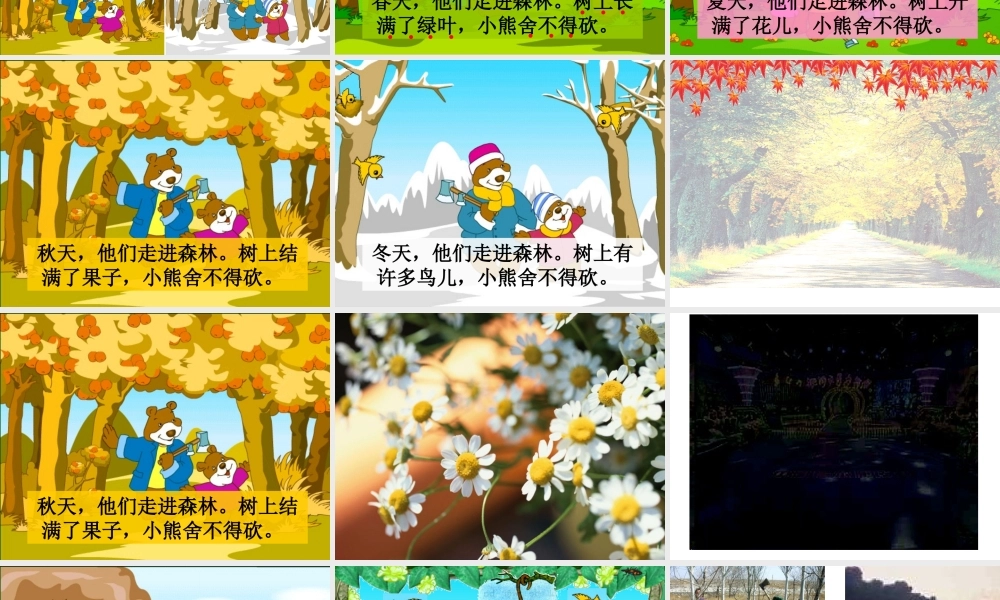 小熊住山洞(课件1)PPT(1)