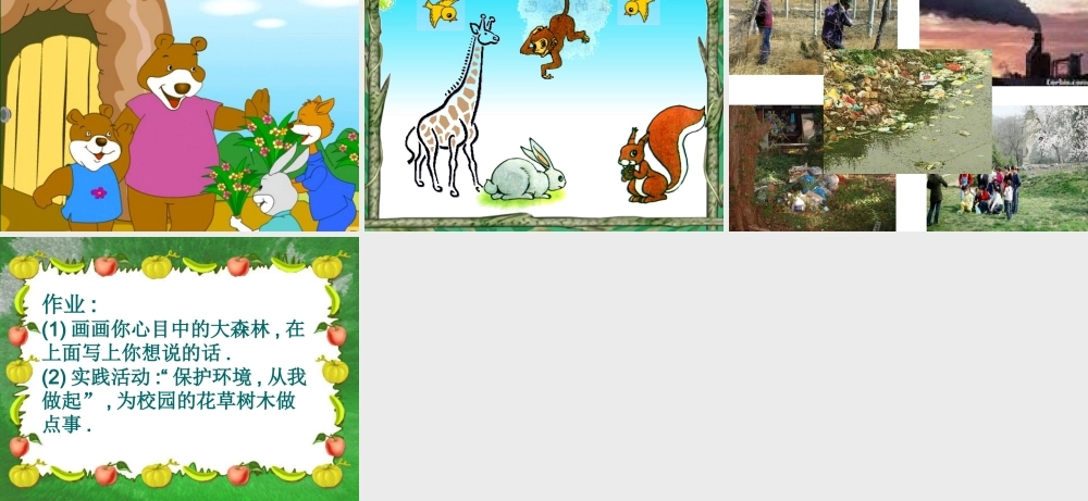 小熊住山洞(课件1)PPT(1)