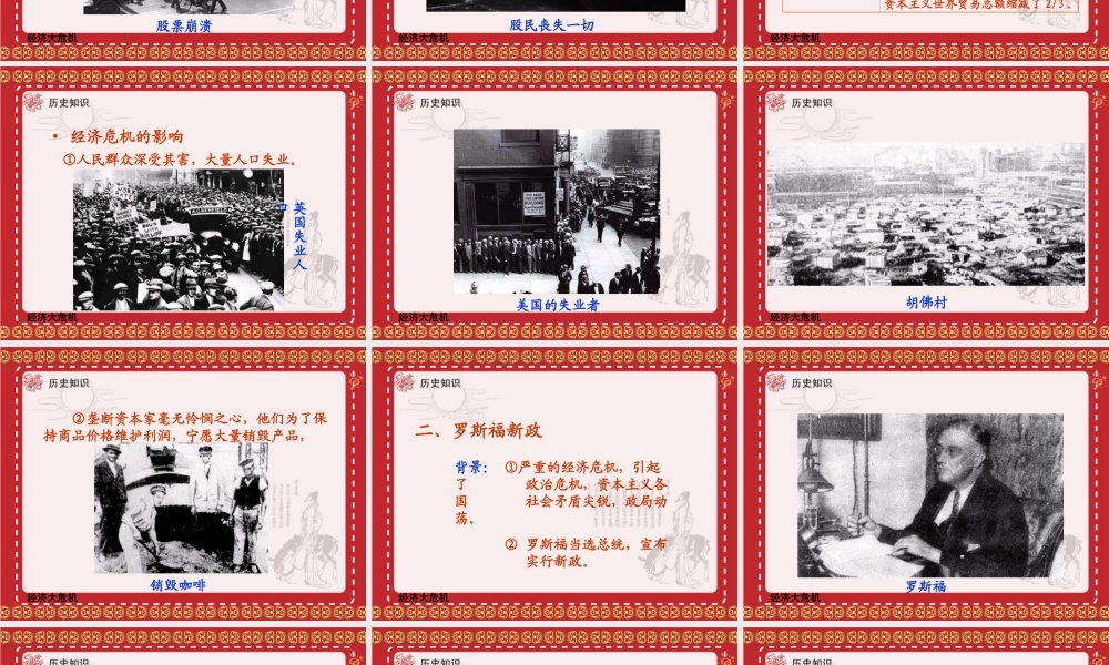 经济大危机课件