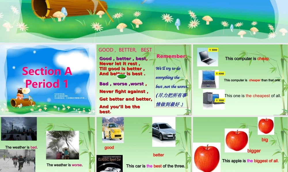 2013年人教版新目标八年级上Unit4What’sthebestmovietheater课件