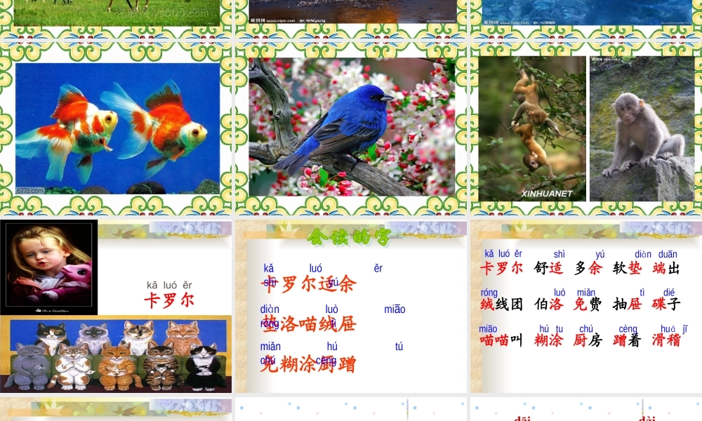 卡罗尔和她的小猫公开课定稿