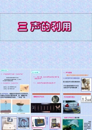 声的利用课件 (2)