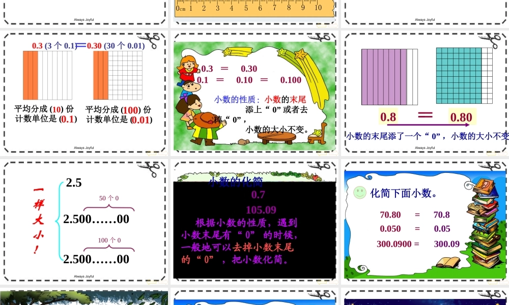 《小数的性质》