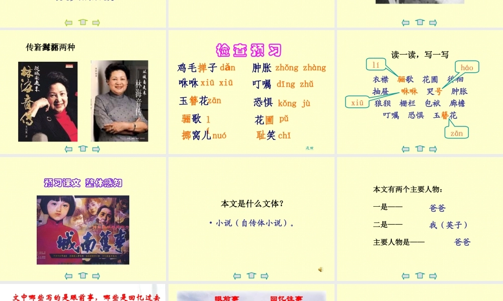 爸爸的花儿落了-课件