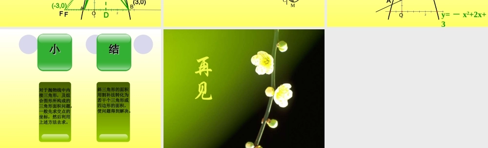 平面直角坐标系中三角形面积问题